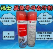 福士 WURTH 萬能零件去污劑 500ml 公司貨 鏈條清潔 快速清潔劑 Gogoro 零件清潔劑