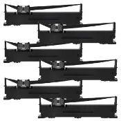 SQ EPSON 6入組 S015652 LQ635C LQ-635 LQ635 點陣式副廠印表機色帶 (適 LQ-635C LQ-635 LQ635C)