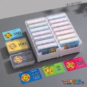 破盤價！！麻將籌碼卡片收納盒棋牌室身份證銀行卡牌小卡收納盒專勇籌碼盒子