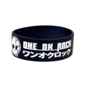 ONE OK ROCK手環 演唱會應援物 應援手環 日本搖滾樂隊ONEOKROCK矽膠手環1英寸寬潮流時尚手镯