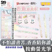 ACE 英士 香味按動螢光筆 淡淡果香 725RH 油墨做特殊設計 即使沒有筆尖的保護套也不會乾掉 st9plus