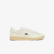 【LACOSTE】男鞋- Carnaby Set 皮革休閒鞋(淺黃色)
