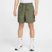 (店+)【NIKE 耐吉】Nike Club Flow Wash Short 休閒 短褲 男款 軍綠 HJ1947-222 運動褲 工裝風