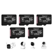 (店+)【Kingston 金士頓】適用 tp-link tapo攝影機監視器通用記憶卡 Micro SD卡 32G 64G 128G 256G 512G