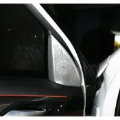 台灣現貨BMW 適用於16-19年 X1 F48 內飾改裝配件 高音喇叭 裝飾 喇叭罩 鋁合金