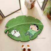 ✨好物推薦✨可愛地墊 地毯地墊💖 蠟筆小新浴室吸水地墊衛生間門口防滑腳墊門墊家用耐臟速干地毯 吸水地墊