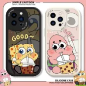 新款殼套❁´◡`❁派大星蘋果15手機殼iPhone14pro硅膠13/12/11/8可愛xr小羊皮卡通