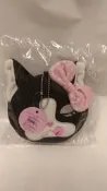 正版日本狗頭包/Rebecca bonbon/RB狗頭包零錢包/狗頭包絨毛蝴蝶結零錢包
