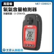 氧氣濃度計 高敏傳感器 氧氣濃度監測儀 儀器 氧氣濃度分析儀 氧氣分析儀 MET-OD8821 