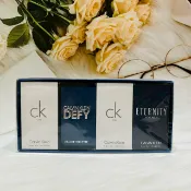 日韓小潼 Calvin Klein 卡文克萊 CK 小香 淡香水禮盒4入組（oneX2+無畏之心X1+永恆X1）｜全店$299 全家取貨免運｜滿額折500｜APP下單最高賺19%點數⚡品牌香氛