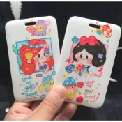 ♥1029♥ 台灣現貨⚡️(G)童話故事白雪公主小美人魚七矮人海洋/公車證件卡套信用卡套保護殼悠遊卡