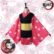 ♥萌妞朵朵2店♥兒童鬼滅之刃-真菰cosplay服裝角色扮演衣服和服萬聖節聖誕節