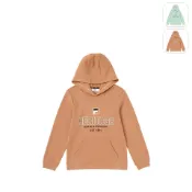【FILA】KIDS 孩童款 長袖連帽T恤-褐色 1TEY-8401-BN