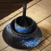 【上手家居】復古日式餐具 4件組(陶瓷碗/飯碗/陶瓷餐具/小碗/圓盤/碗盤器皿/陶瓷盤子)