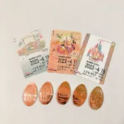 現貨🔥日本東京迪士尼樂園紀念車票紀念幣 巴斯米奇米妮奇奇蒂蒂唐老鴨達菲 史黛拉 春季夏日秋日冬季 夢幻泉鄉