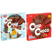 【江戶物語】NISSIN 日清 CRISP CHOCO 牛奶可可 /咖啡歐蕾風味 脆餅 巧克力脆片 大耳狗 日本進口