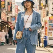 Denim Bucket Hat 牛仔漁夫帽(GP230519NO3DM)