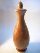【采鑫坊】梢楠木聞香瓶~寶瓶高140.5mm《直購品》帶木眼紋品佳氣香~3