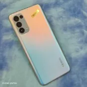 【備用機】OPPO Reno5 5G 8G 128G 6.43吋 銀色 歐珀 功能皆正常 板橋 二手機 Q0461