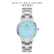 【Daniel Wellington】DW 手錶 Iconic Link Capri 28-32mm清新藍精鋼錶