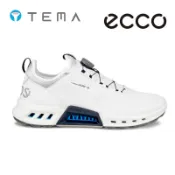 正品 ECCO Golf 男士皮革防水舒適耐用高爾夫鞋帶 BOA 繫帶