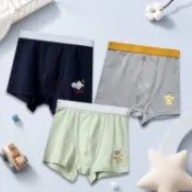 ONEDER 旺達棉品 莫代爾 男童 四角褲 1入 內褲 平口褲 抗菌 透氣 寶可夢 奧特曼【小髮廊】DS030741