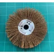 鋼絲輪 輪 刷 砂輪機 去銹 磨粗 打粗 組合式(一盒2片) 578321# ( 外徑8吋內孔1吋)20公分