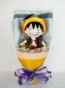 X射線 精緻禮品 魯夫 捧花，海賊王/金莎捧花/花束/畢業花束/畢業典禮/求婚，X射線【Y141127】