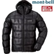 台北山水戶外用品專門店 Mont-Bell Plasma 1000 Alpine Down Parka 男款1000FP連帽羽絨外套 1101528 BK 黑
