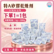 大熊包材 工業用矽膠乾燥劑 1g-100g 不織布防潮包 吸濕除濕 電子零件防潮