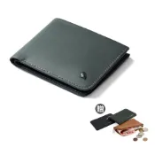 Bellroy Hide & Seek Hi 系列真皮橫式零錢短夾 - 沼澤綠 WHSE 送真皮零錢包