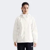 【The North Face】北面女款米白色DRYVENT防水衝鋒衣｜8DFAQLI 外套