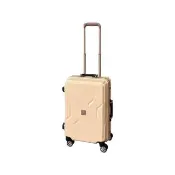 【MOM JAPAN】20吋 日系時尚 PP材質鋁框 行李箱/旅行箱/登機箱(3002C 夏日橘)