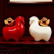 🍑小石頭🍑 馬上有錢 新年擺件