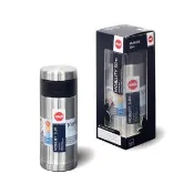 【EMSA】316不鏽鋼 隨行輕量保溫杯MOBILITY Slim(320ml-原鋼色)