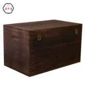 築夢居 免運 公司貨 【收納箱】木質收納箱 桐木箱 子長方形復古懷舊實木箱 子木盒 帶鎖可坐成人木櫃特惠/店長新品推薦 售後保障 全館折扣 可開發票 6zm713