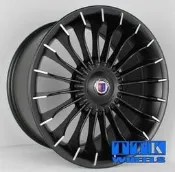【美麗輪胎店】類ALPINA經典款 19吋 放射狀 前後配 全車系適用 黑車面