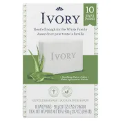 Ivory Soap  (90克/塊，共10塊/包) 美國象牙香皂，浮水香皂，有機蘆薈，99.44% 植物配方