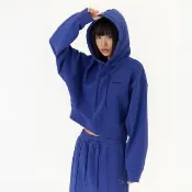 【Mark Gonzales】女裝 MG LOGO OG 短版帽T-紫色