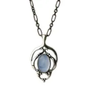 【Georg Jensen 喬治傑生】2016年度 藍玉髓純銀項鍊