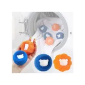 (店+)【毛皇上】洗衣機清潔球 小熊海綿洗衣球 洗衣黏毛球 吸毛洗衣球 吸貓毛 去黏毛 海綿清潔球 寵物用品