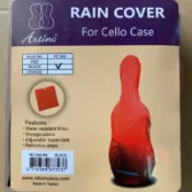 【筌曜樂器】ARTINO 大提琴盒 防水套 防雨套 防塵套 提琴雨衣(鬆緊帶罩蓋式)真正防水材質