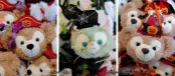 My Oil買好油 日本東京迪士尼萬聖節Duffy達菲熊女巫雪莉玫魔術師畫家貓咪傑拉東尼斜背包票卡夾悠遊卡套零錢包-絕版品