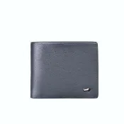 【BRAUN BUFFEL 德國小金牛】波索-A 8卡中間翻零錢袋短夾-藍色(BF519-318-NY) 錢包送禮推薦