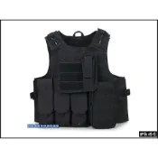 (店+)野戰搖滾 美軍FSBE兩棲部隊戰術背心 黑色 防彈背心 抗彈背心 生存遊戲