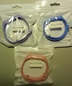 新品副廠-適用小米手環3 手環4錶帶(紫色,粉色,藍色),高雄市區可面交喔!