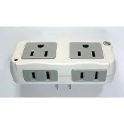 【現貨】新安規 3孔+2孔雙用壁插(內建防雷突波器) 分接式插座 R-20OL