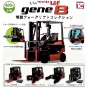 日本扭蛋 多扭帶回 1/64比例 TOYOTA L＆F gene B 電動堆高機 微縮模型