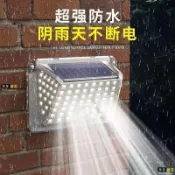吉宅良品 太陽能燈/壁燈/路燈/庭院燈 照明家用 戶外人體感應燈 【天黑自動亮】防水/超亮款