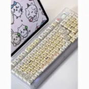 臻選時刻 【可愛MOA側刻】鍵帽 機械鍵盤鍵帽 十字軸鍵帽 熱昇華鍵帽 烏薩奇風格 盒裝鍵帽 個性化鍵盤 送禮自用 高品質PBT材質